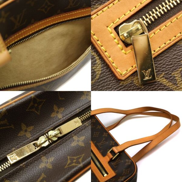 8455 12 Louis Vuitton Cite GM Shoulder Bag Monogram Brown