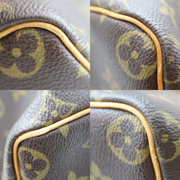 8477 12 Louis Vuitton Speedy 40 Bag Monogram Canvas Brown