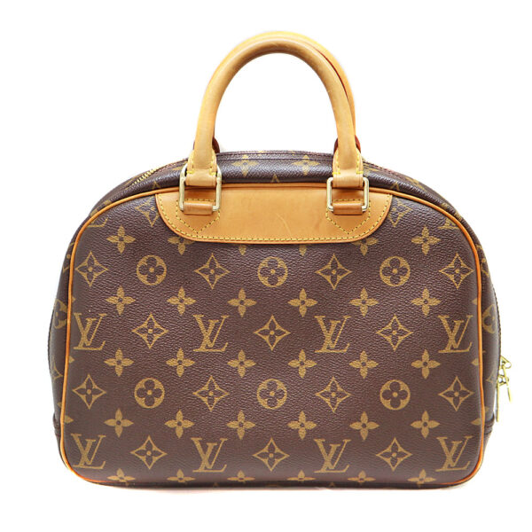 8552 2 Louis Vuitton Trouville Handbag Monogram Canvas Brown