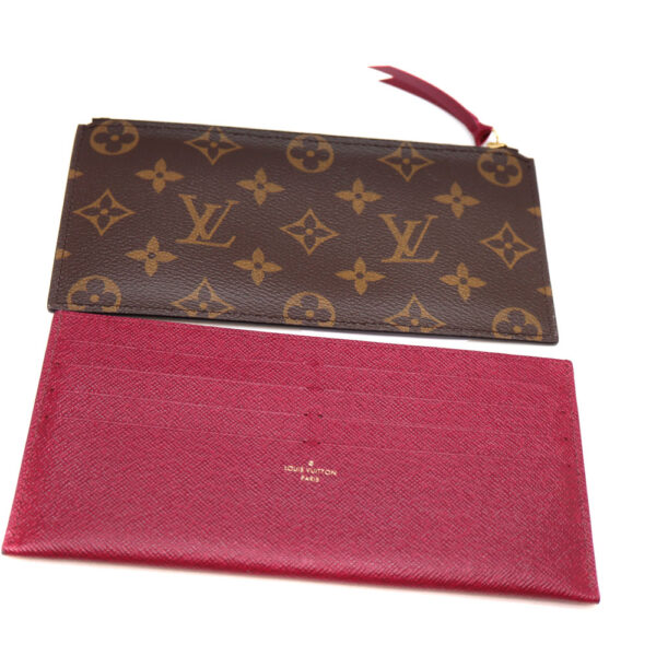 8554 11 Louis Vuitton Pochette Félicie Shoulder Bag Monogram Canvas Brown