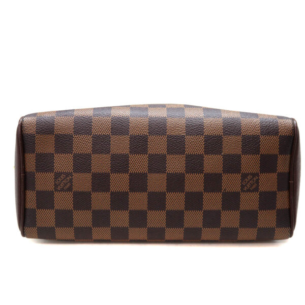 8606 5 Louis Vuitton Brera Handbag Damier Canvas Ebene Brown