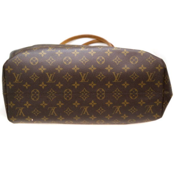 8621 5 Louis Vuitton Raspail MM Tote Bag Monogram Canvas Brown