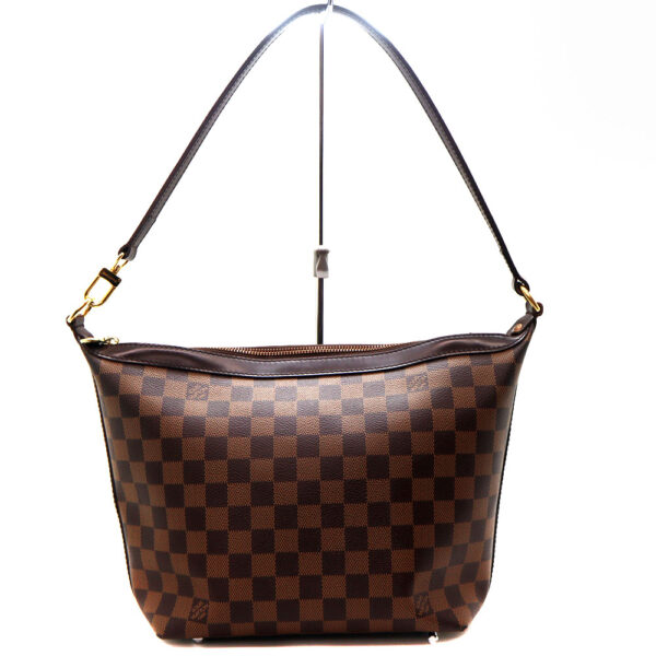 873 1 Louis Vuitton Illovo MM Handbag Damier Canvas Ebene Brown