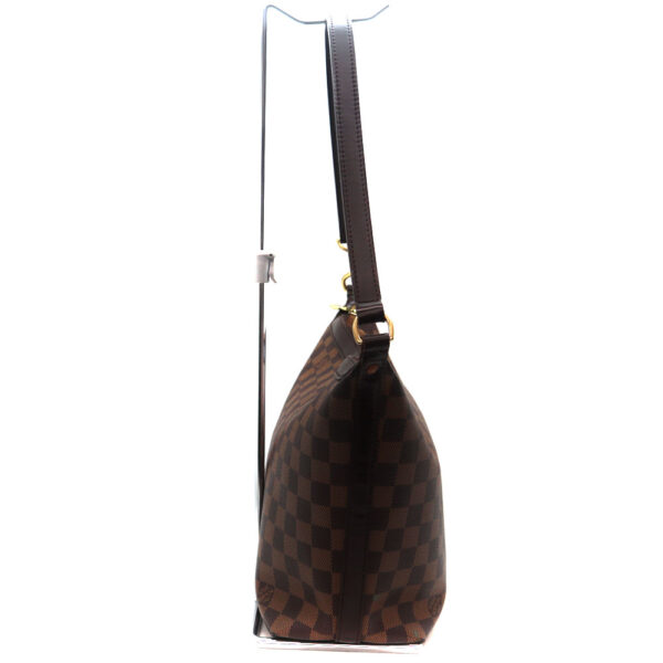 873 3 Louis Vuitton Illovo MM Handbag Damier Canvas Ebene Brown