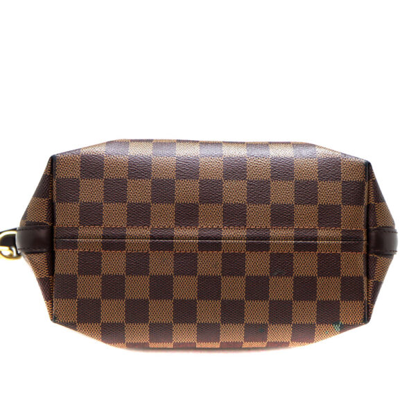 873 5 Louis Vuitton Illovo MM Handbag Damier Canvas Ebene Brown