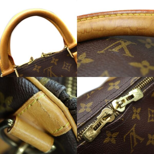 877 9 Louis Vuitton Keepall Bandouliere 60 Bag Monogram Canvas Brown