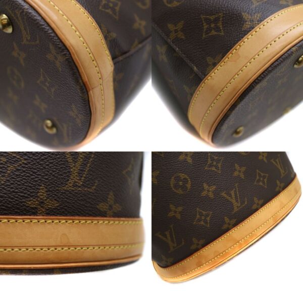 8785 9 Louis Vuitton Bucket PM Shoulder Bag Monogram Canvas Brown