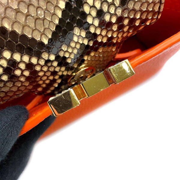 8924940 08 Louis Vuitton Capucines Mini Python Handbag