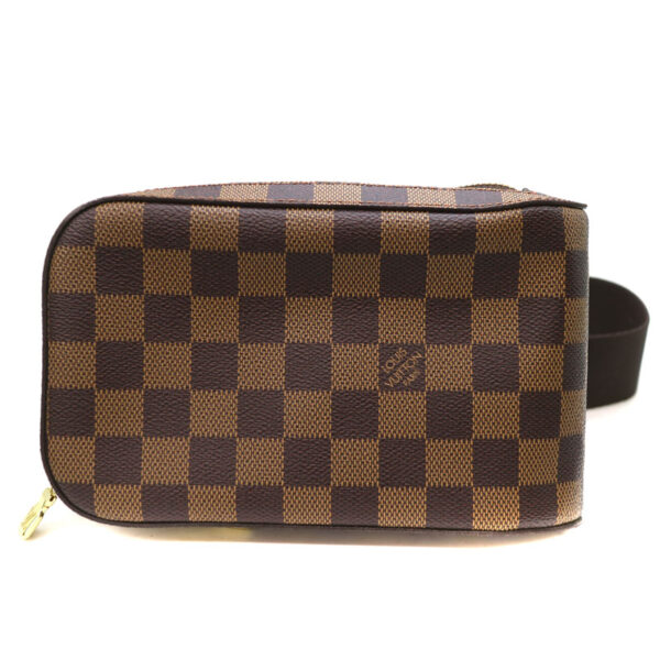 8975 1 Louis Vuitton Jeronymous Body Bag Damier Canvas Brown