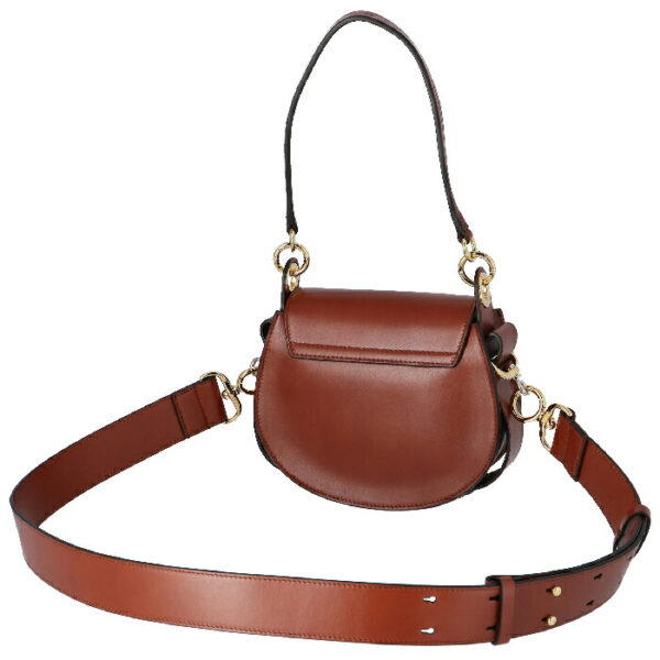 8ws153a3727s 2 Chloe Tess Small Shoulder Bag Leather Suede Sepia Brown