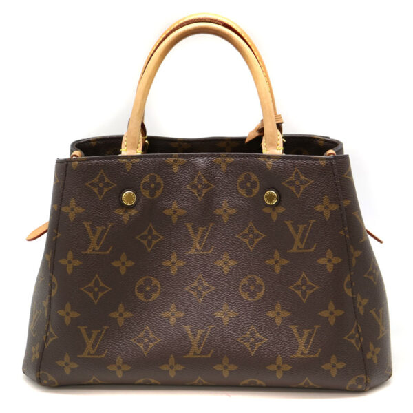 907 2 Louis Vuitton Montaigne BB Handbag Monogram Brown