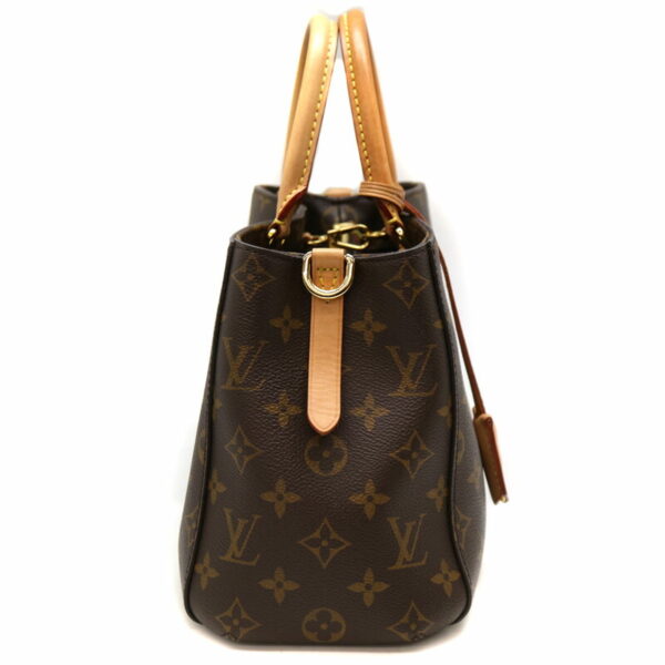 907 3 Louis Vuitton Montaigne BB Handbag Monogram Brown