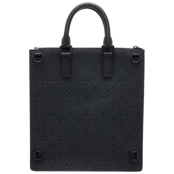 9107984 03 Louis Vuitton Sac Plat Messenger Empreinte Handbag Black