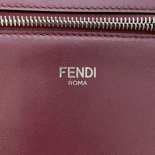 9123793 15 Fendi Ic You Peekaboo Small Leather 2WAY Bag Black