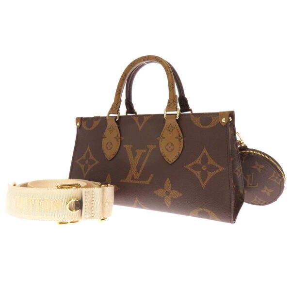 9134614 01 Louis Vuitton On The Go EW Monogram Giant Tote Bag Red