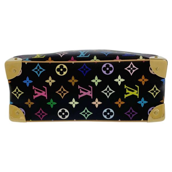 9138209 04 Louis Vuitton Trouville Monogram Multicolor Handbag Black