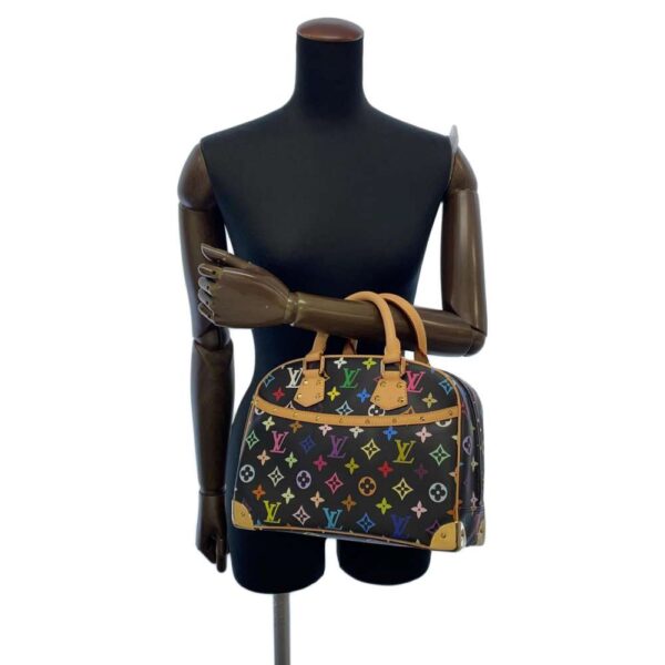 9138209 05 Louis Vuitton Trouville Monogram Multicolor Handbag Black