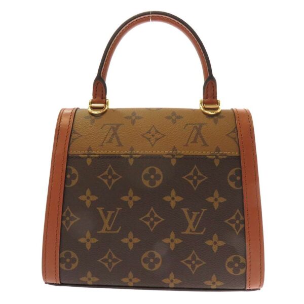 9147454 03 Louis Vuitton Dauphine Monogram Reverse Handbag Brown