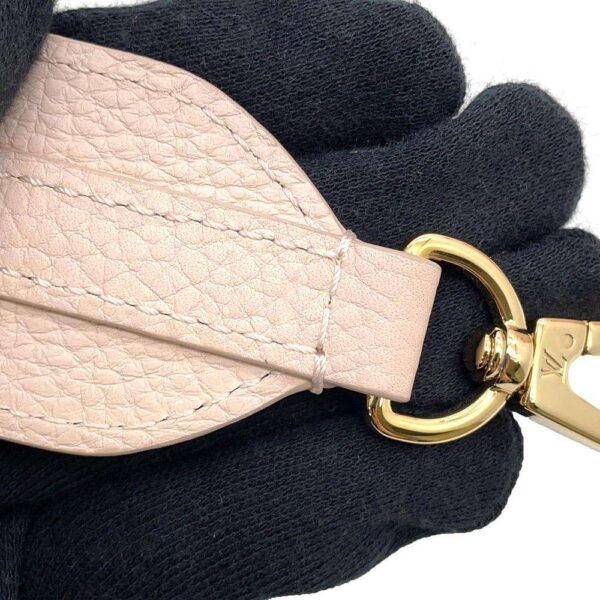 9154315 11 Louis Vuitton Capucines Mini Taurillon Leather Water Snake Handbag Pink