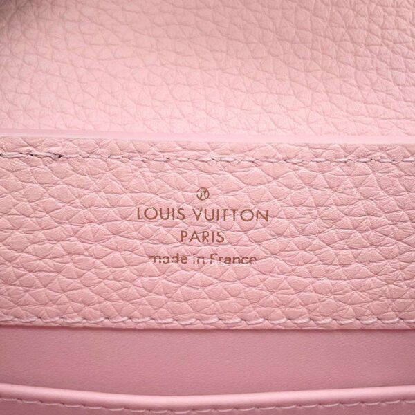 9154315 15 Louis Vuitton Capucines Mini Taurillon Leather Water Snake Handbag Pink