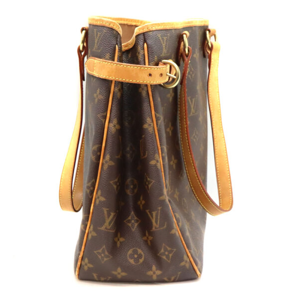 9156 4 Louis Vuitton Batignolles Vertical Monogram Canvas Tote Bag Brown