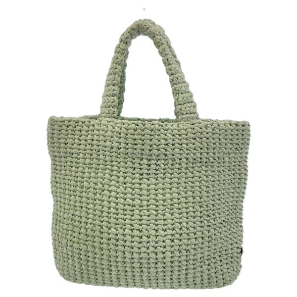 9164093 03 Prada Crochet Raffia Tote Bag