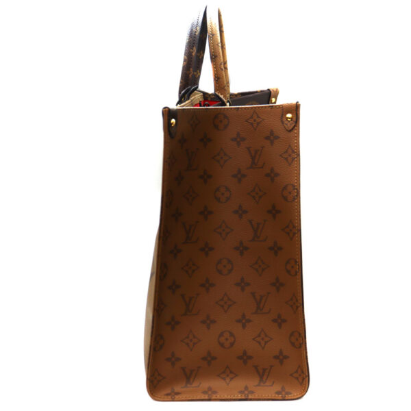 9176 4 Louis Vuitton On the Go GM Tote Bag Giant Monogram Brown Camel