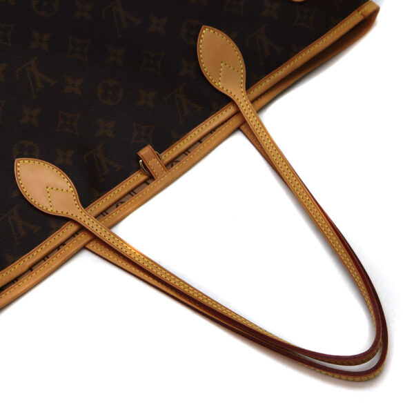 920 10 Louis Vuitton Neverfull MM Tote Bag Monogram Canvas Brown