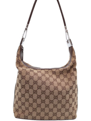 9200111050012 Louis Vuitton Pochette Ganju Canvas Shoulder Bag Brown