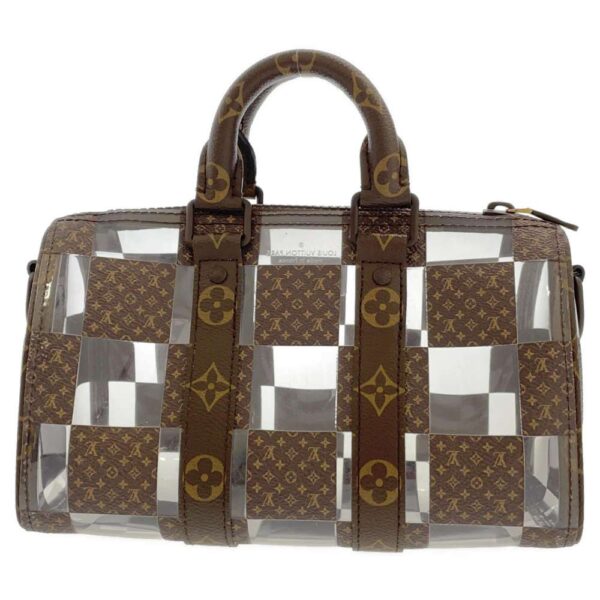 9254237 03 Louis Vuitton Chess Keepall Bandouliere 25 Monogram Handbag