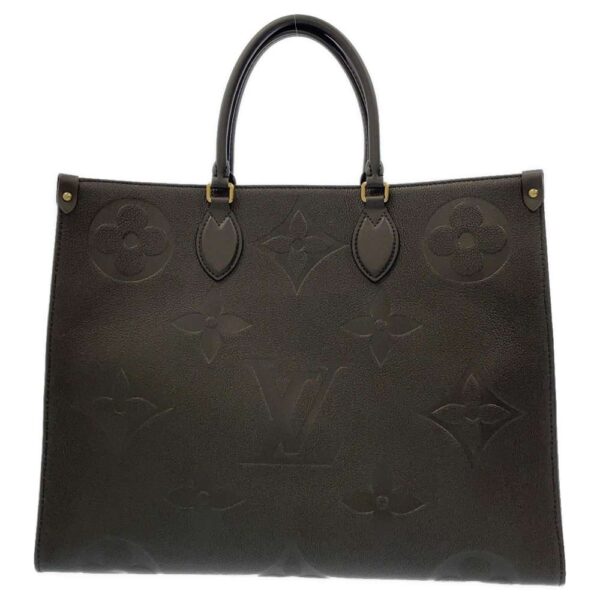 9255388 03 Louis Vuitton On The Go GM Monogram Empreinte Tote Bag Black