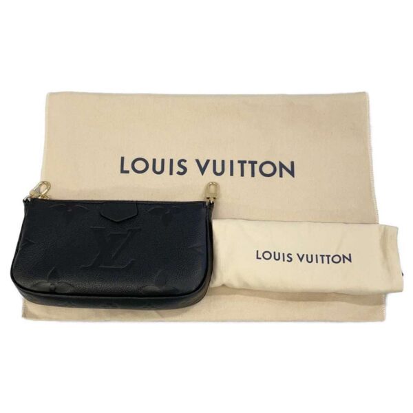 9263918 13 Louis Vuitton Multi Pochette Accessoire Shoulder Bag Black