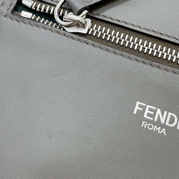 9283633 10 Fendi Ic You Peekaboo Small Leather 2WAY Bag Black