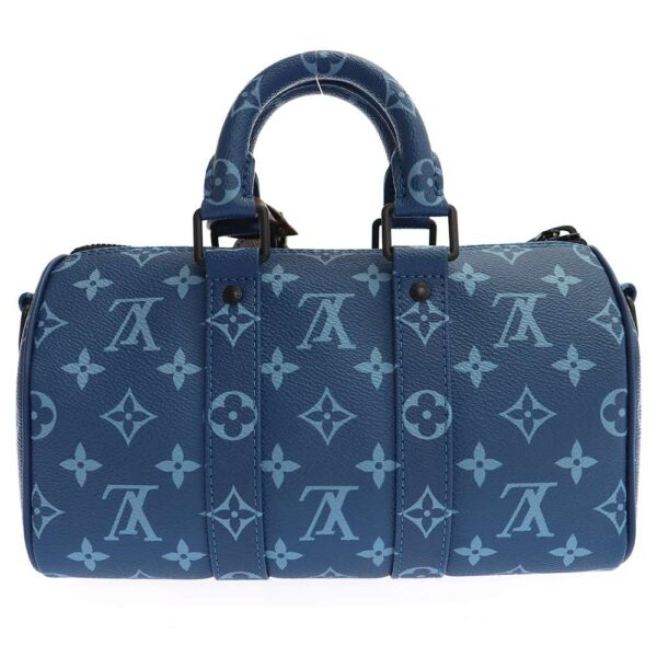 9286054 03 Louis Vuitton Keepall Bandouliere 25 Handbag Blue