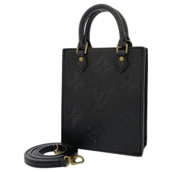 9294134 01 Louis Vuitton Petite Sac Plat Empreinte Shoulder Bag Black