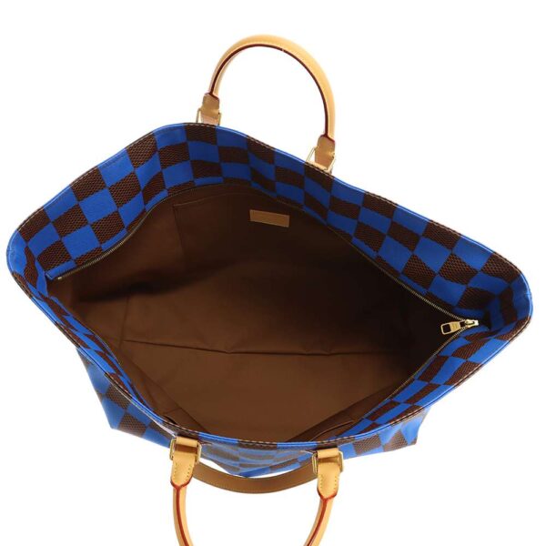 9295971 07 Louis Vuitton Sac Soft EW Damier Pop Canvas Tote Bag Blue