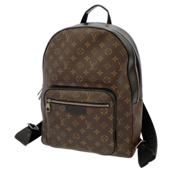 9301450 01 Louis Vuitton Josh Monogram Macassar Backpack Black