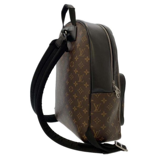 9301450 02 Louis Vuitton Josh Monogram Macassar Backpack Black