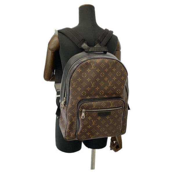 9301450 05 Louis Vuitton Josh Monogram Macassar Backpack Black