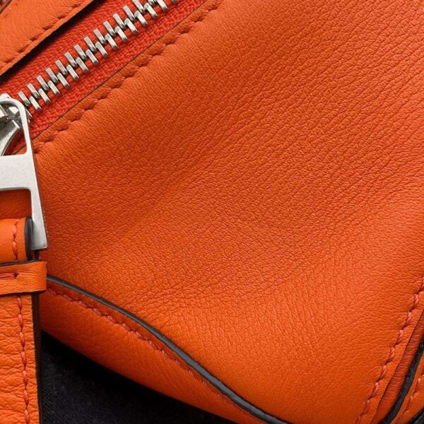 9319189 08 Loewe Puzzle Leather Body Bag Orange