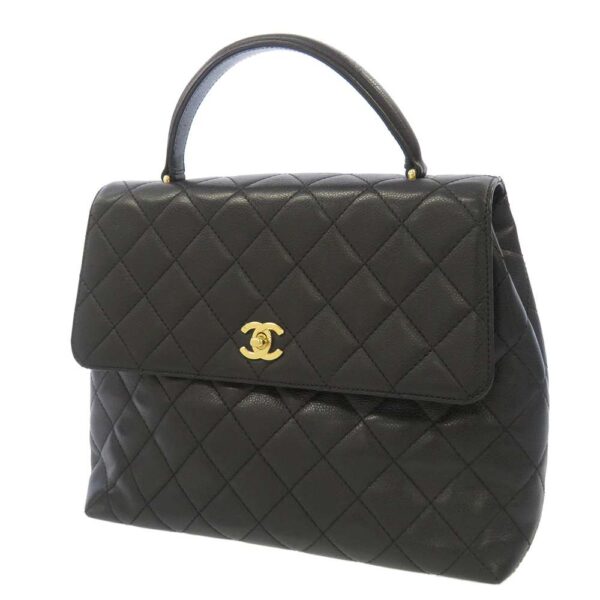 9321250 01 Chanel Matelasse Cocomark Caviar Bag Black