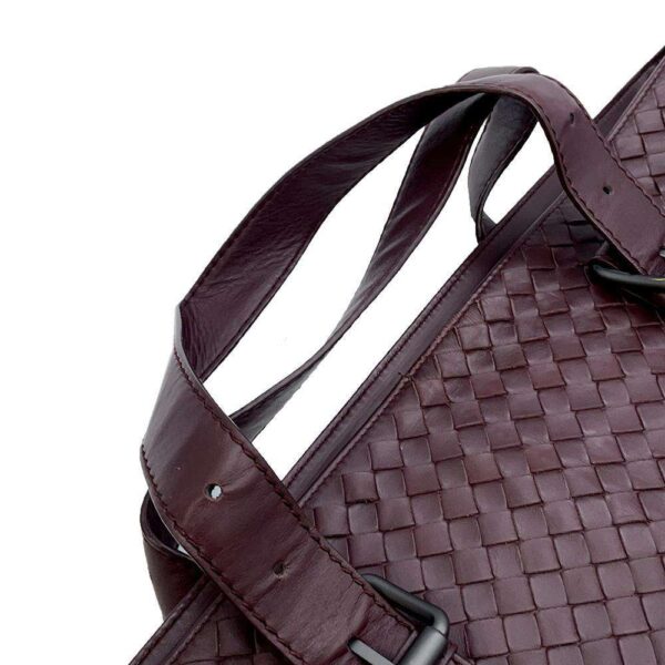 9323117 12 Bottega Veneta Intrecciato Large Leather Tote Bag