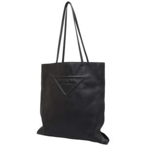 9337343 01 Celine Black Triomphe Canvas Medium Vertical Cabas Tote