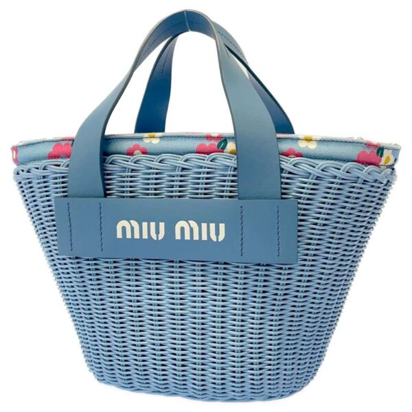 9342354 01 Miu Miu Handbag Basket Rattan