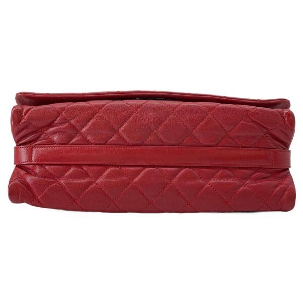 9343726 04 Chanel Big Matelasse 31 RUE CAMBON Calf Bag Red