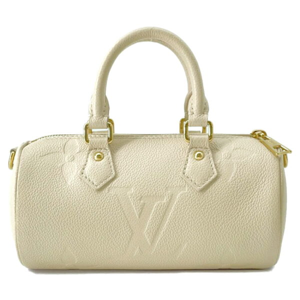 9351080 03 Louis Vuitton Papillon BB Empreinte Handbag Ivory White