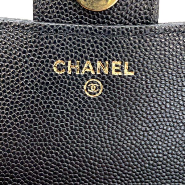 9359239 12 Chanel Matelasse Flap Phone Case Coco Mark Caviar Bag Black