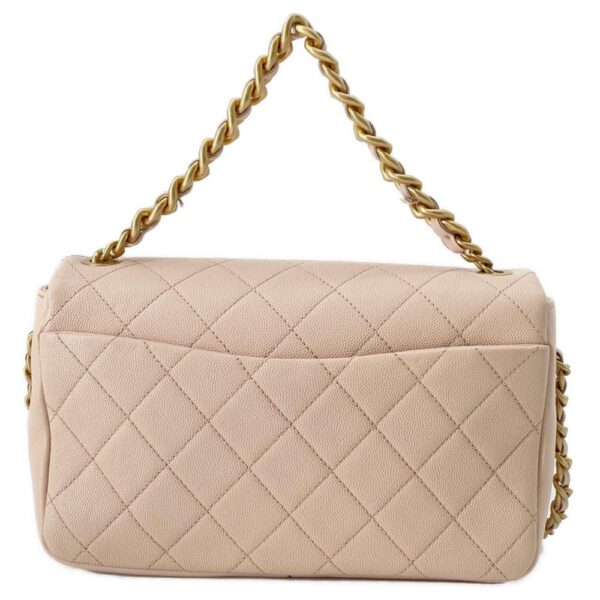 9379046 03 Chanel Matelasse Coco Mark Caviar Bag