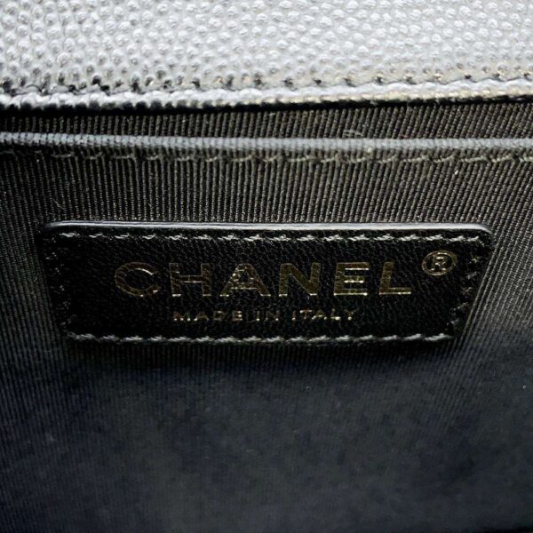 9392236 15 Chanel Boy Chanel Matelasse Caviar Bag Black