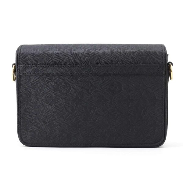 9394810 03 Louis Vuitton Studio Messenger Empreinte Cowhide Bag Black NBA